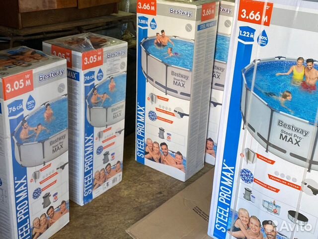 Каркасный бассейн разные