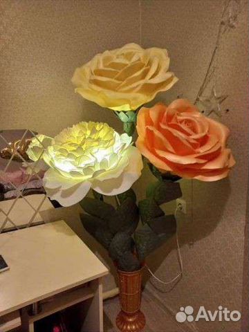 Ростовые цветы из изолона