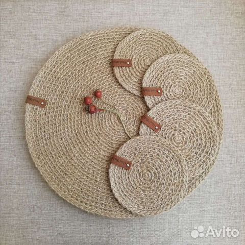 Салфетки из джута