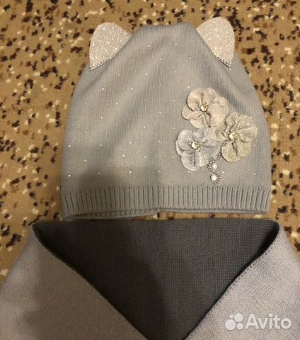 Шапочка+шарф комплект