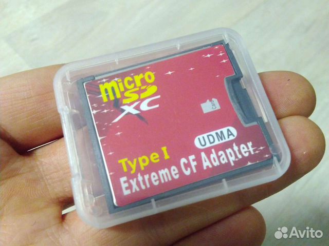 Переходник адаптер microSD - CompactFlash