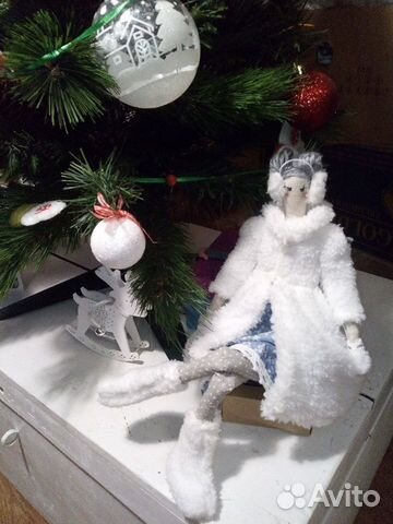 Кукла Снежка в стиле Тильда