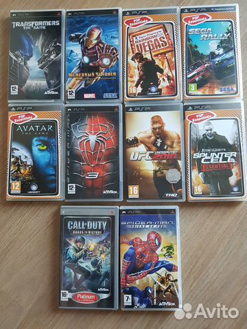 Игры для Sony PSP Оригинал