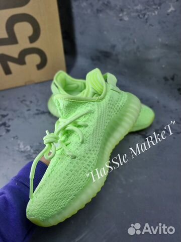 Кроссовки Унисекс Adidas Yeezy Boost 350 Glow36-45