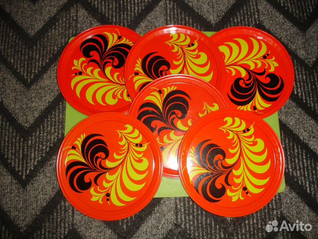 Тарелка декоративная (металлическая)