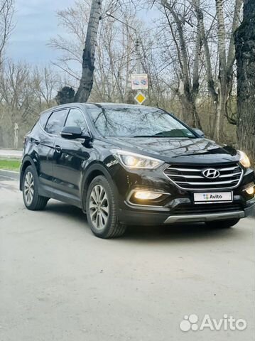 Hyundai Santa Fe 2.2 AT, 2017, 100 000 км