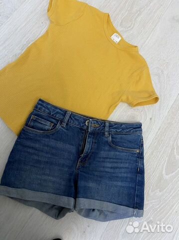 Джинсовые шорты mango