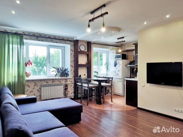 

1-к. квартира, 48 м², 2 кровати