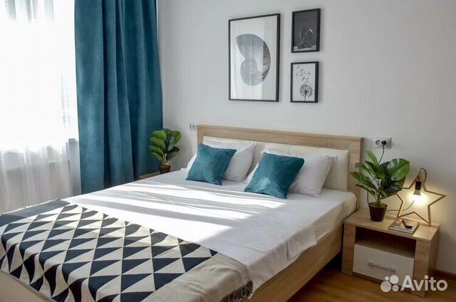 

1-к. квартира, 45 м², 2 кровати