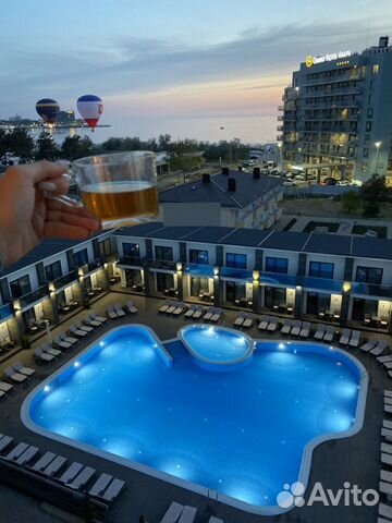 

Квартира-студия, 30 м², 2 кровати