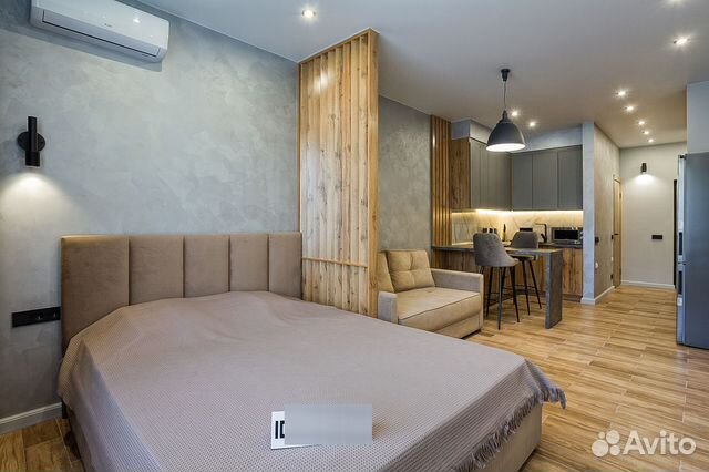 

Квартира-студия, 35 м², 2 кровати