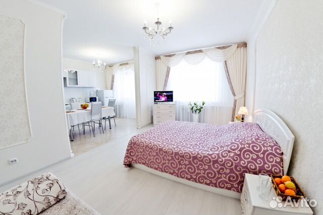 

1-к. квартира, 45 м², 2 кровати