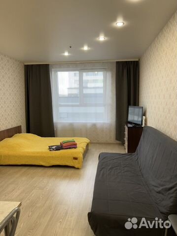 

Квартира-студия, 28 м², 2 кровати