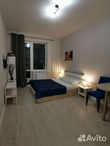 

Квартира-студия, 28 м², 2 кровати
