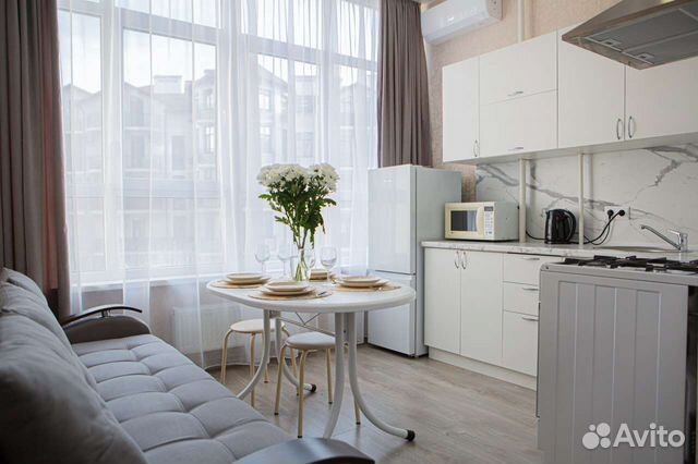 

Квартира-студия, 35 м², 2 кровати