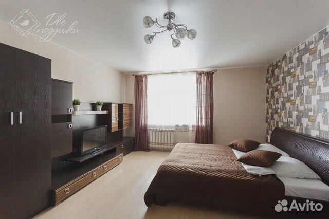 

1-к. квартира, 43 м², 2 кровати