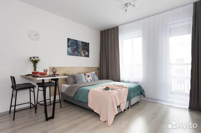 

Квартира-студия, 30 м², 1 кровать