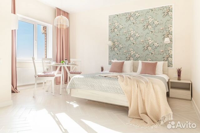 

Квартира-студия, 35 м², 2 кровати