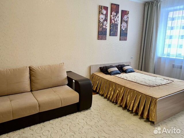 

1-к. квартира, 39 м², 2 кровати