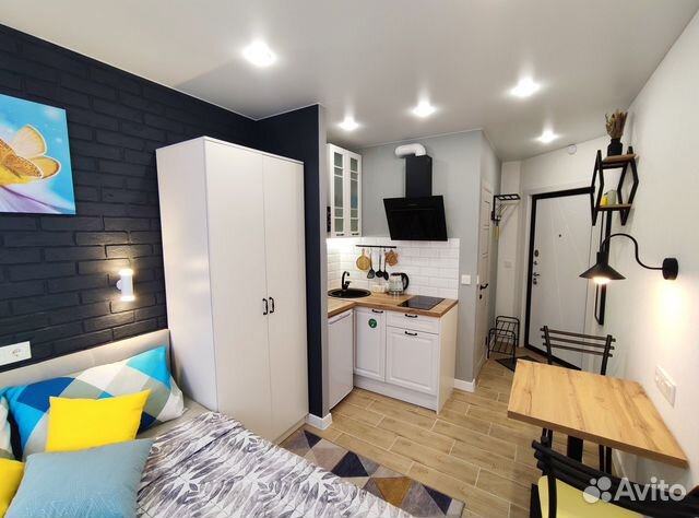 

Квартира-студия, 18 м², 1 кровать