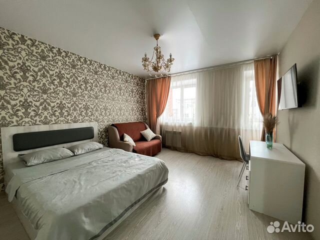 

1-к. квартира, 42 м², 2 кровати