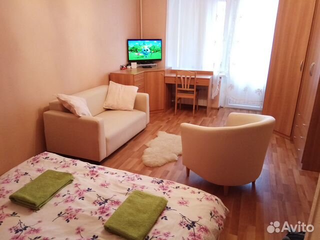 

1-к. квартира, 36 м², 2 кровати