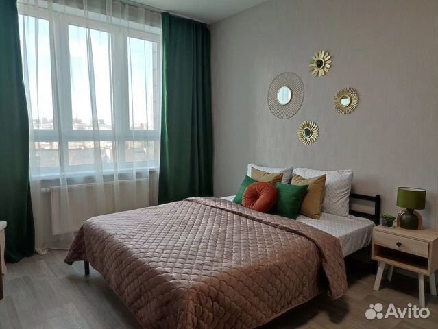 

1-к. квартира, 43 м², 2 кровати