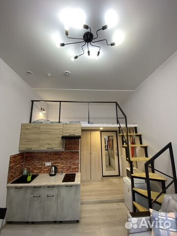 

Квартира-студия, 23 м², 2 кровати