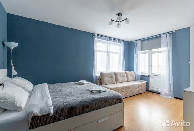 

1-к. квартира, 35 м², 2 кровати
