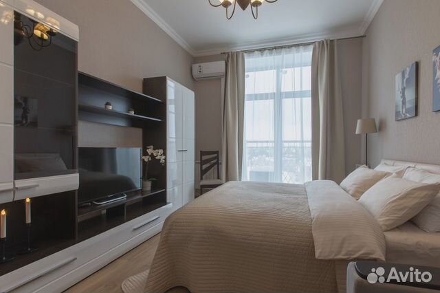 

1-к. квартира, 43 м², 2 кровати