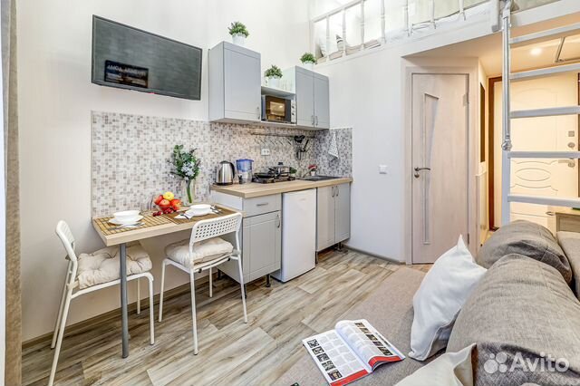 

Квартира-студия, 15 м², 2 кровати