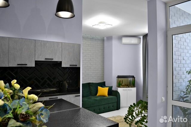 

1-к. квартира, 45 м², 2 кровати