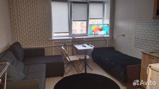 

Квартира-студия, 19 м², 2 кровати