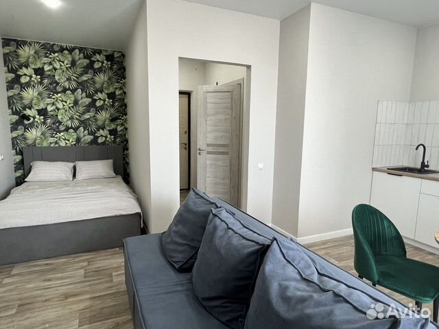 

Квартира-студия, 32 м², 2 кровати