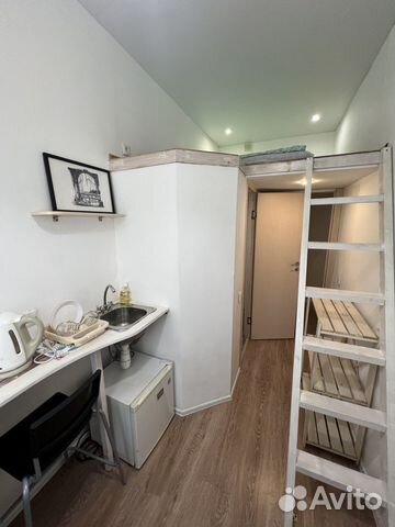

Квартира-студия, 10 м², 1 кровать