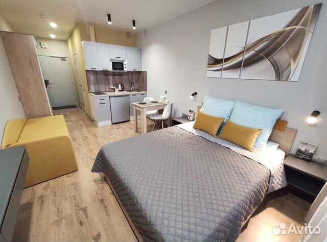 

Квартира-студия, 25 м², 2 кровати