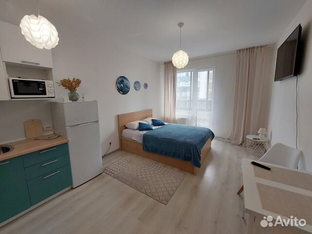 

Квартира-студия, 24 м², 2 кровати