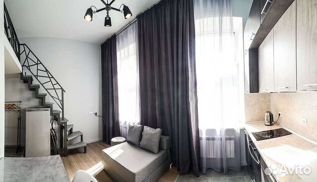 

Квартира-студия, 34 м², 2 кровати