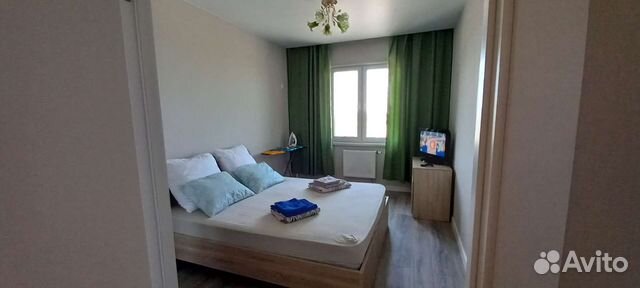 

1-к. квартира, 40 м², 2 кровати