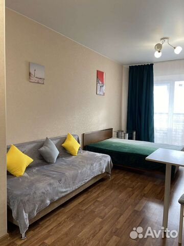 

Квартира-студия, 33 м², 2 кровати