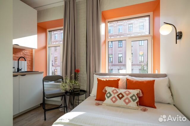

Квартира-студия, 12 м², 1 кровать