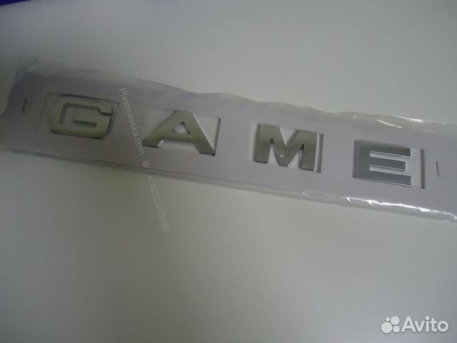 Буквы Game Over на капот багажник хром Range Rover