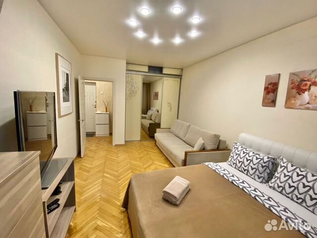 

1-к. квартира, 33 м², 2 кровати