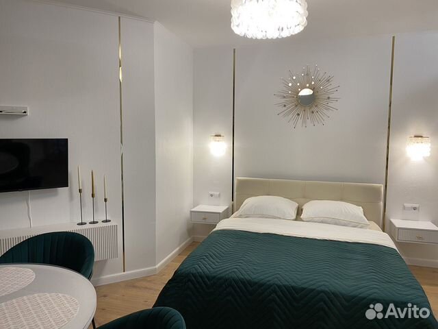 

Квартира-студия, 32 м², 3 кровати