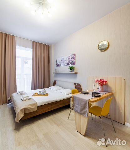 

Квартира-студия в апарт-отеле, 24 м², 1 кровать