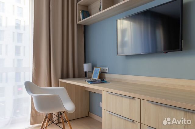 

Квартира-студия в апарт-отеле, 26 м², 1 кровать