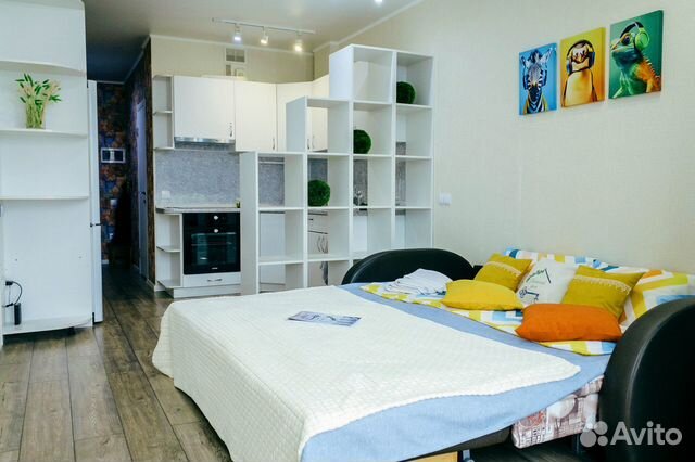 

Квартира-студия, 24 м², 2 кровати