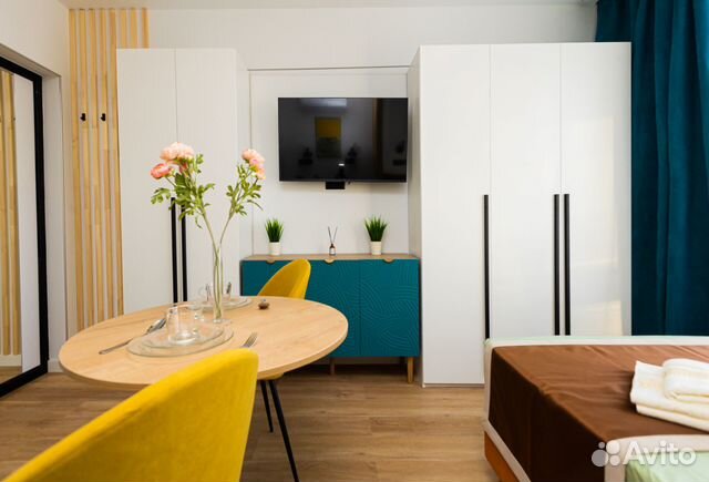 

Квартира-студия, 20 м², 2 кровати
