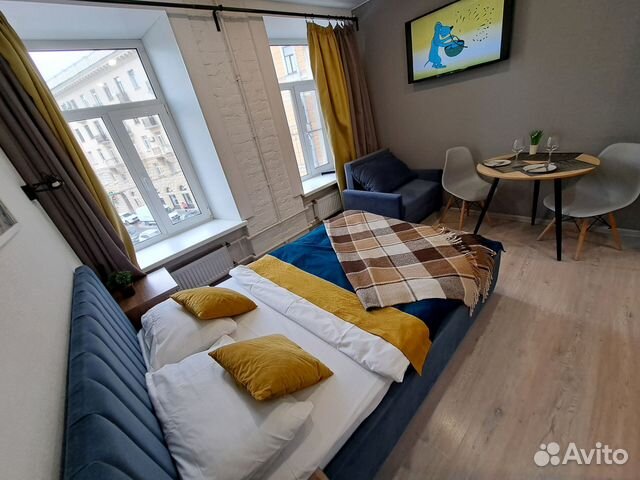 

Квартира-студия, 18 м², 2 кровати