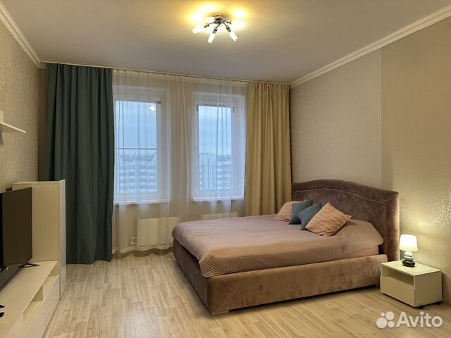 

1-к. квартира, 38 м², 2 кровати